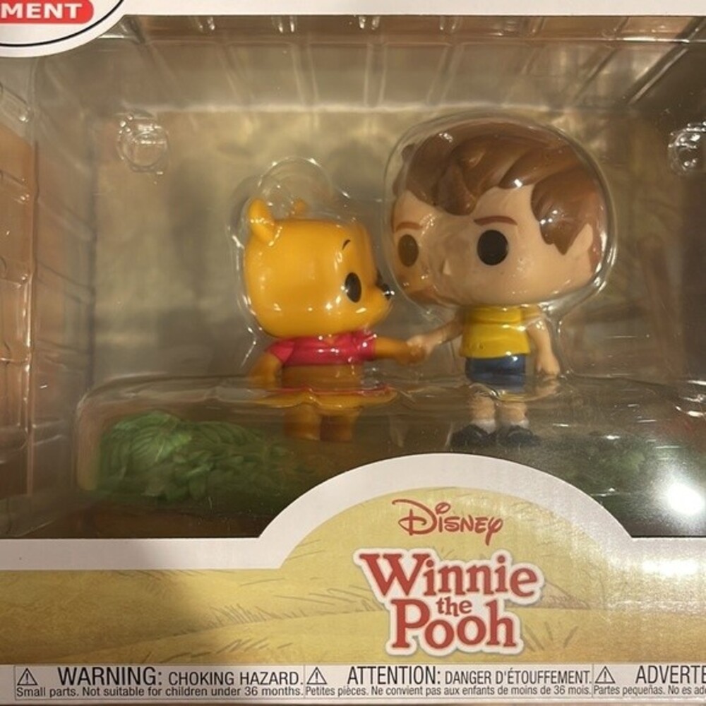 Funko Disney POP Moment Winnie the Pooh Christopher Robin with Pooh Vinyl Figure - Picture 2 of 7
